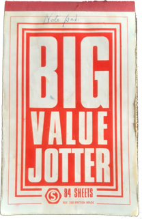 Big Value Jotter